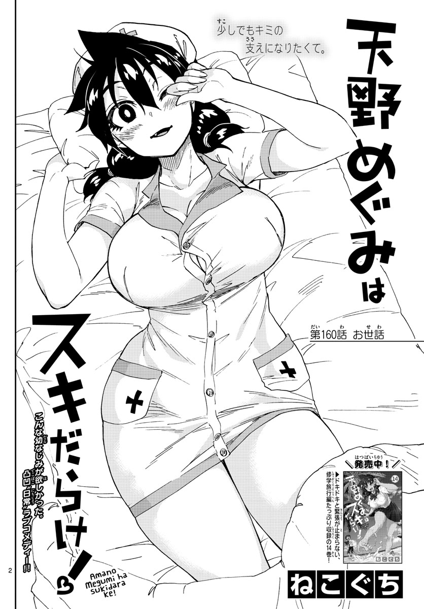 AMANO MEGUMI WA SUKI DARAKE! - RAW Chapter 160 page 2 - nihonkuni.com