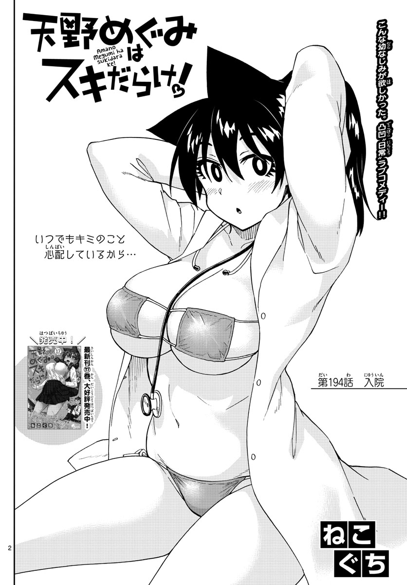 AMANO MEGUMI WA SUKI DARAKE! - RAW Chapter 194 page 2 - nihonkuni.com