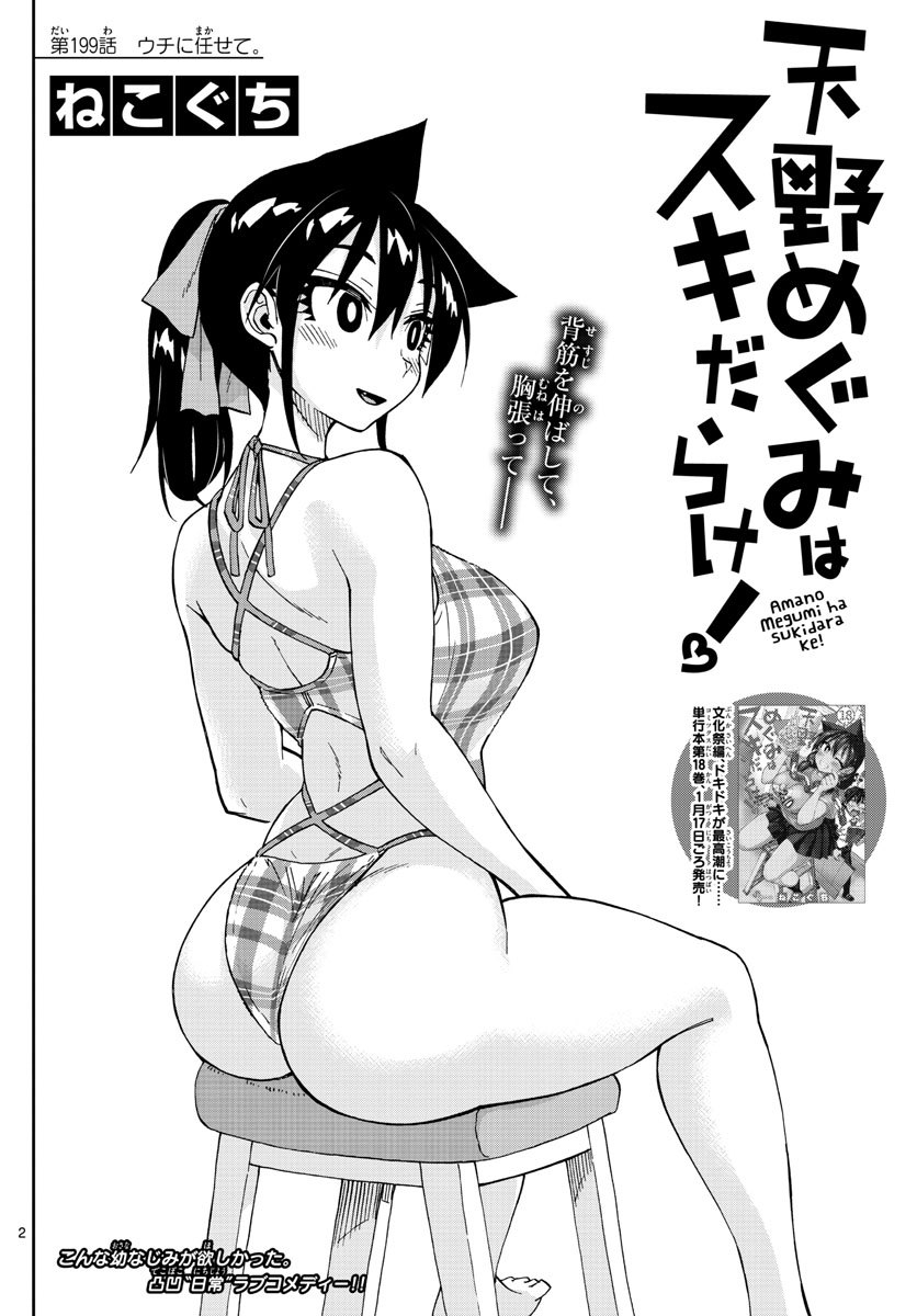 AMANO MEGUMI WA SUKI DARAKE! - RAW Chapter 199 page 2 - nihonkuni.com
