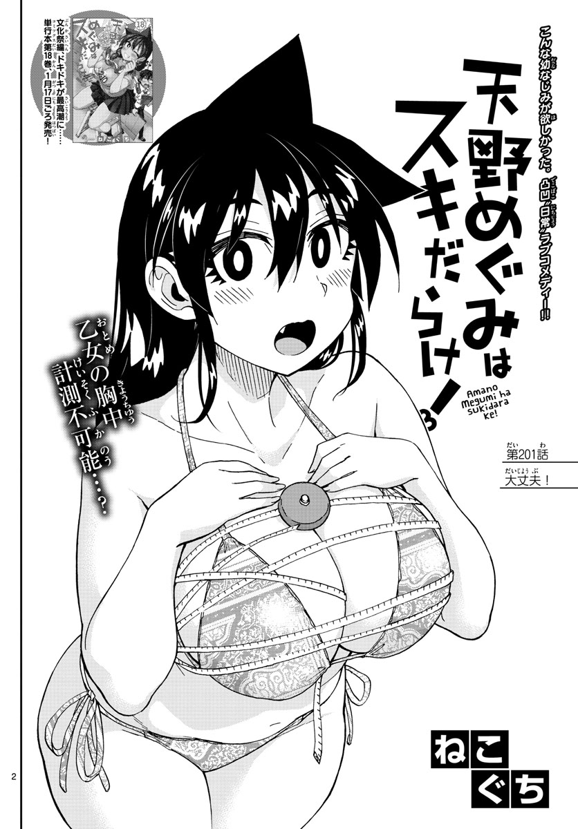 AMANO MEGUMI WA SUKI DARAKE! - RAW Chapter 201 page 2 - nihonkuni.com