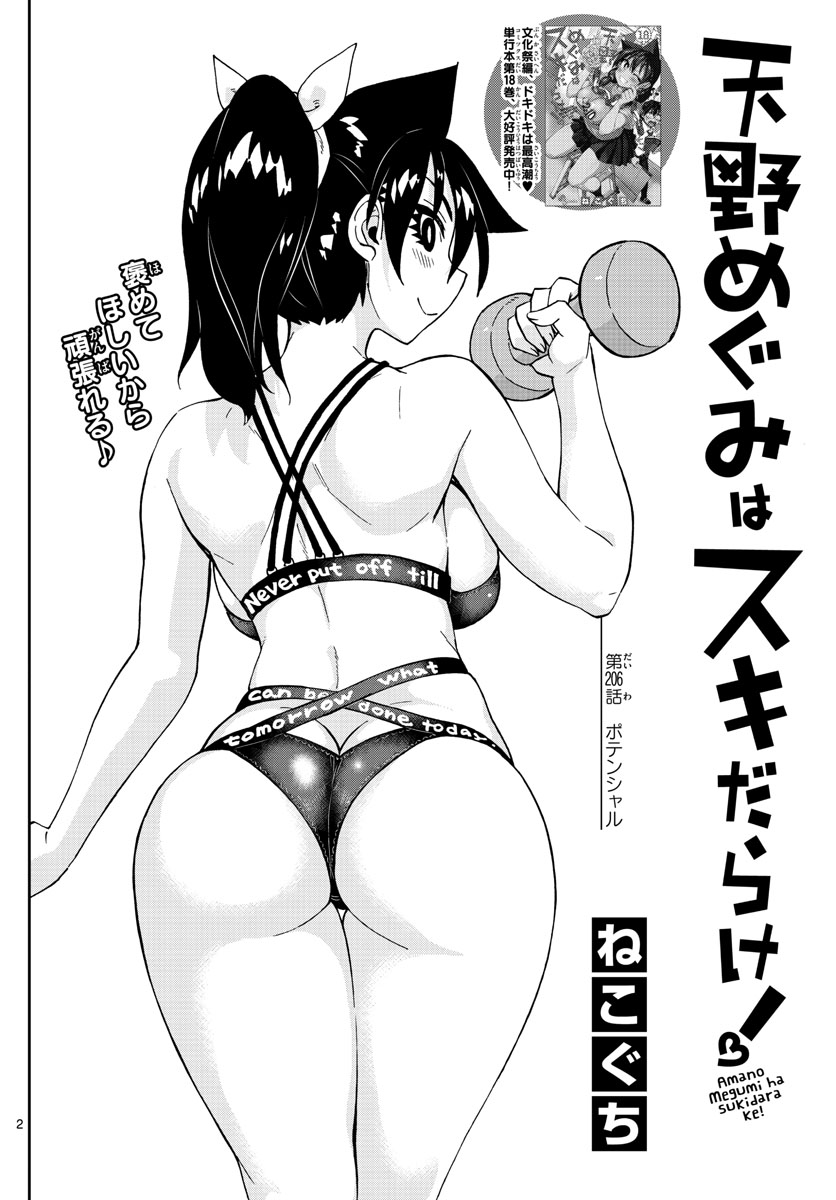 AMANO MEGUMI WA SUKI DARAKE! - RAW Chapter 206 page 2 - nihonkuni.com