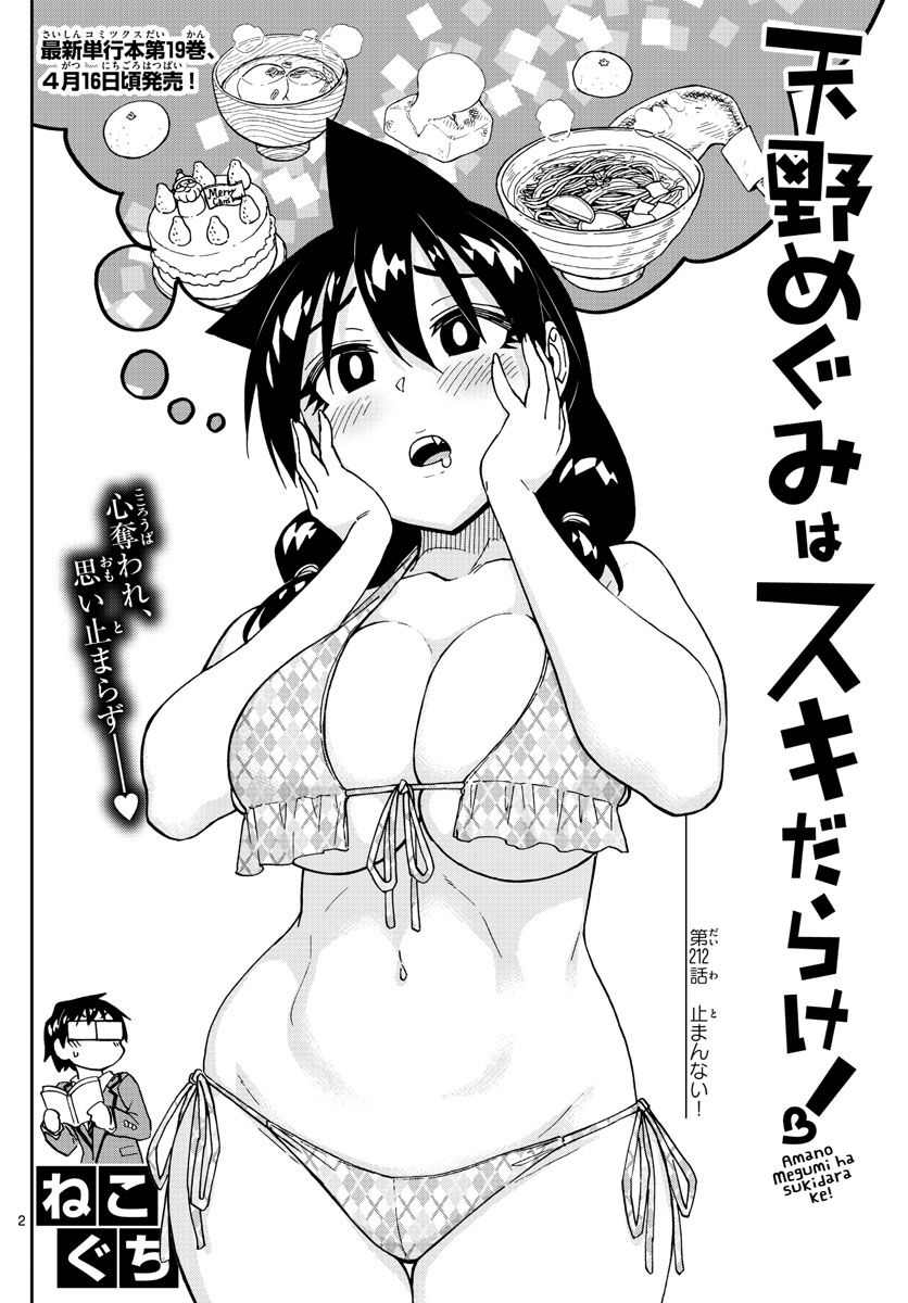 AMANO MEGUMI WA SUKI DARAKE! - RAW Chapter 212 page 2 - nihonkuni.com