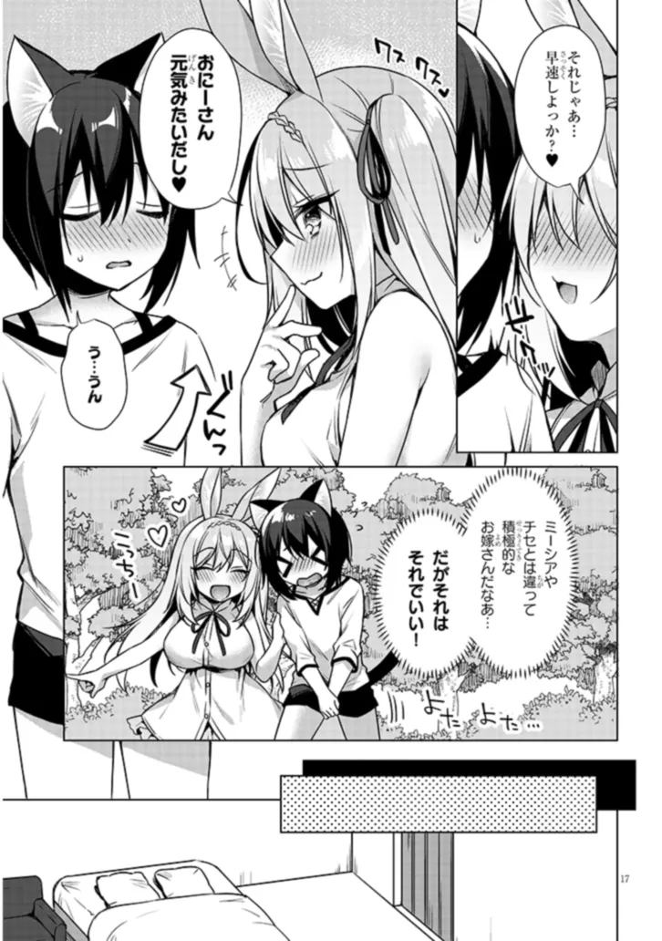 BOKU NO RISOU NO ISEKAI SEIKATSU - TENSEI SHITARA KEMOMIMI MUSUME DARAKE NO SEKAI DE HAREM NI Chapter 7.2 page 3 - nihonkuni.com