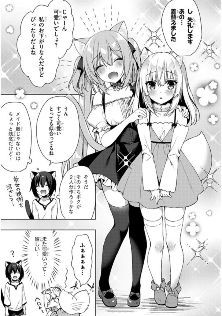 BOKU NO RISOU NO ISEKAI SEIKATSU - TENSEI SHITARA KEMOMIMI MUSUME DARAKE NO SEKAI DE HAREM NI Chapter 3.1 page 13 - nihonkuni.com