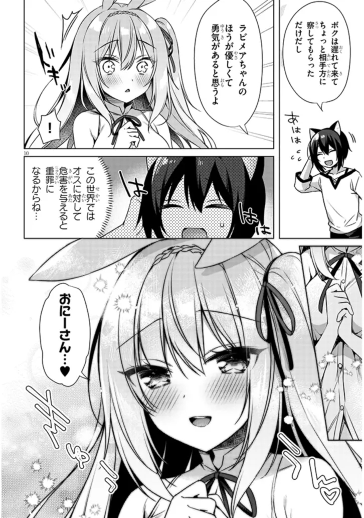 BOKU NO RISOU NO ISEKAI SEIKATSU - TENSEI SHITARA KEMOMIMI MUSUME DARAKE NO SEKAI DE HAREM NI Chapter 7.1 page 10 - nihonkuni.com
