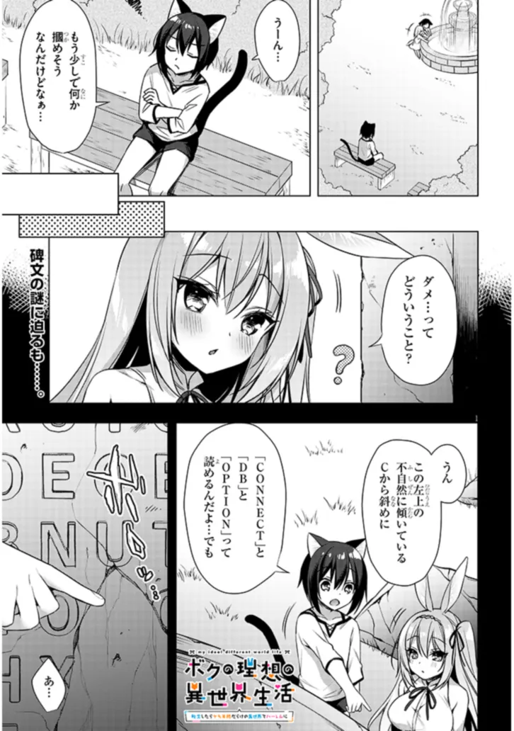 BOKU NO RISOU NO ISEKAI SEIKATSU - TENSEI SHITARA KEMOMIMI MUSUME DARAKE NO SEKAI DE HAREM NI Chapter 7.1 page 1 - nihonkuni.com