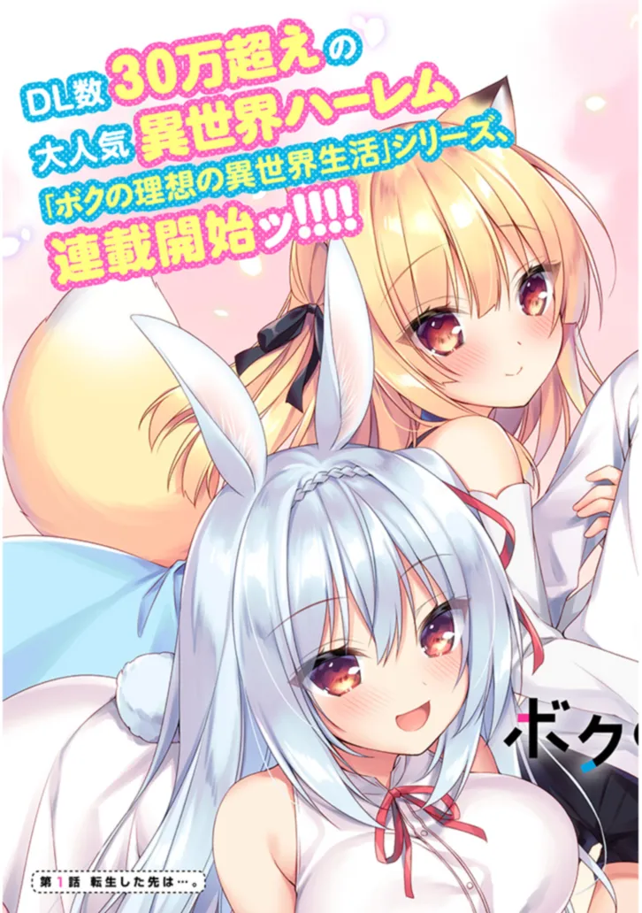 BOKU NO RISOU NO ISEKAI SEIKATSU - TENSEI SHITARA KEMOMIMI MUSUME DARAKE NO SEKAI DE HAREM NI Chapter 1 page 3 - nihonkuni.com