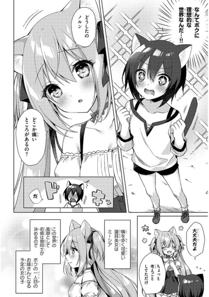 BOKU NO RISOU NO ISEKAI SEIKATSU - TENSEI SHITARA KEMOMIMI MUSUME DARAKE NO SEKAI DE HAREM NI Chapter 1 page 12 - nihonkuni.com