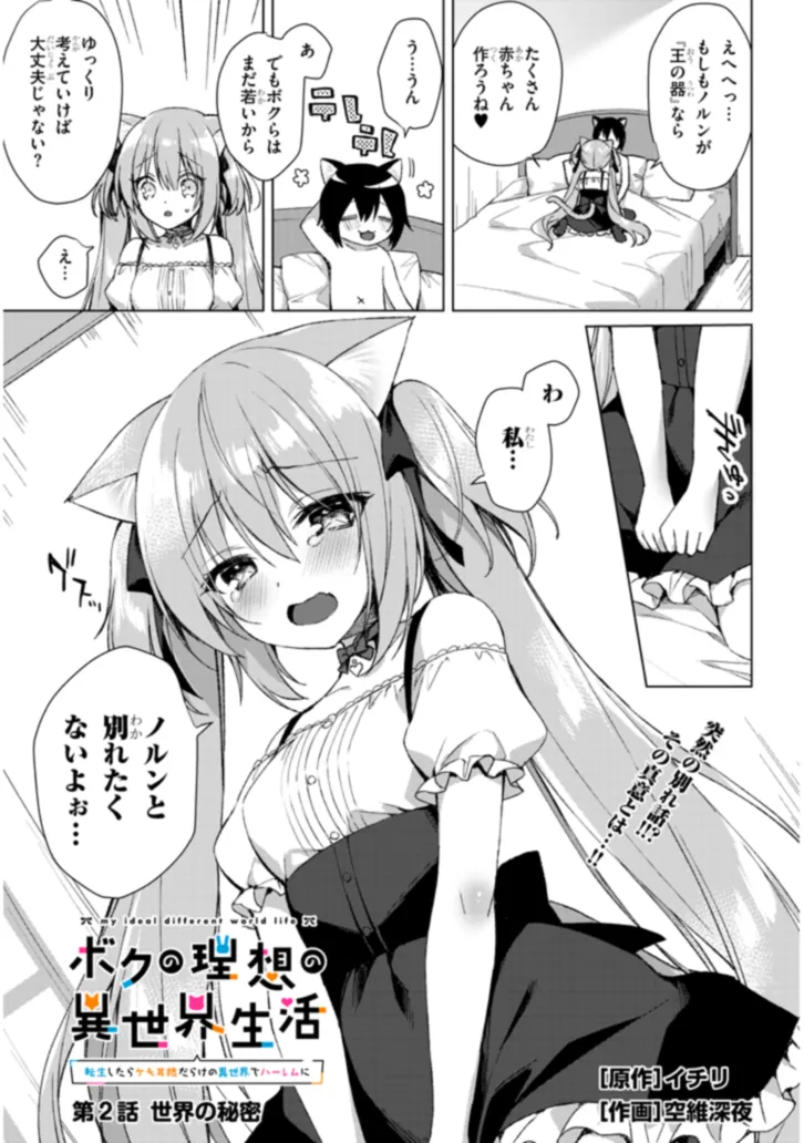 BOKU NO RISOU NO ISEKAI SEIKATSU - TENSEI SHITARA KEMOMIMI MUSUME DARAKE NO SEKAI DE HAREM NI Chapter 2.1 page 1 - nihonkuni.com