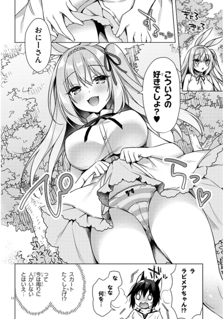 BOKU NO RISOU NO ISEKAI SEIKATSU - TENSEI SHITARA KEMOMIMI MUSUME DARAKE NO SEKAI DE HAREM NI Chapter 7.1 page 14 - nihonkuni.com