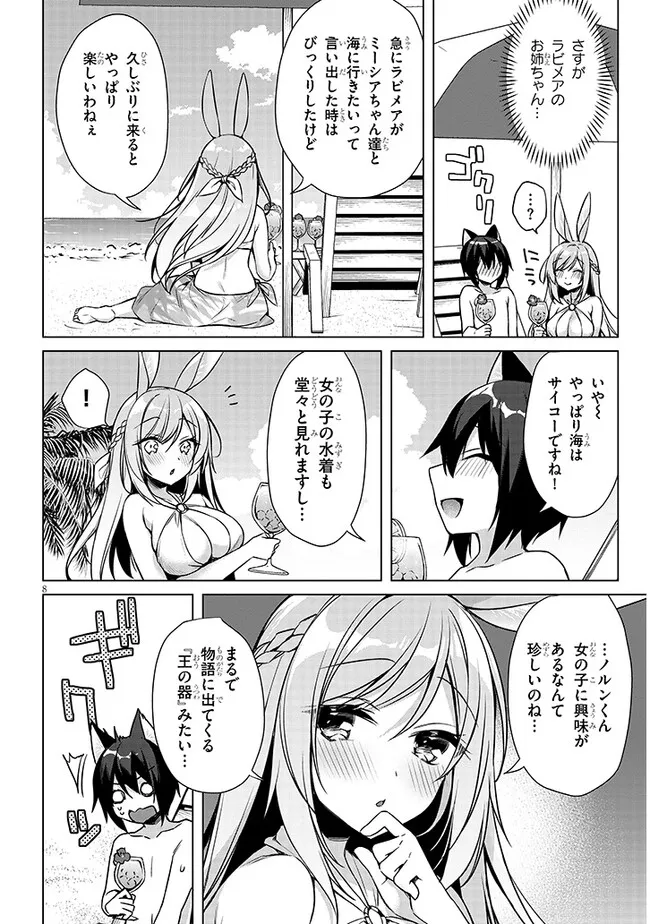 BOKU NO RISOU NO ISEKAI SEIKATSU - TENSEI SHITARA KEMOMIMI MUSUME DARAKE NO SEKAI DE HAREM NI Chapter 8.1 page 8 - nihonkuni.com