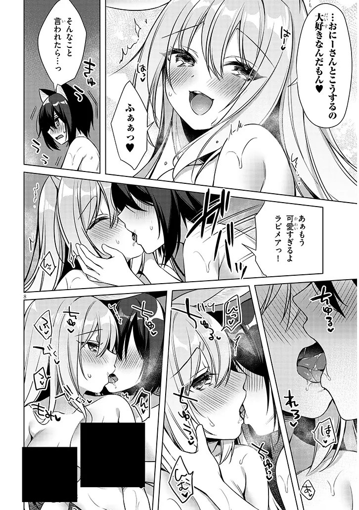 BOKU NO RISOU NO ISEKAI SEIKATSU - TENSEI SHITARA KEMOMIMI MUSUME DARAKE NO SEKAI DE HAREM NI Chapter 10.1 page 8 - nihonkuni.com