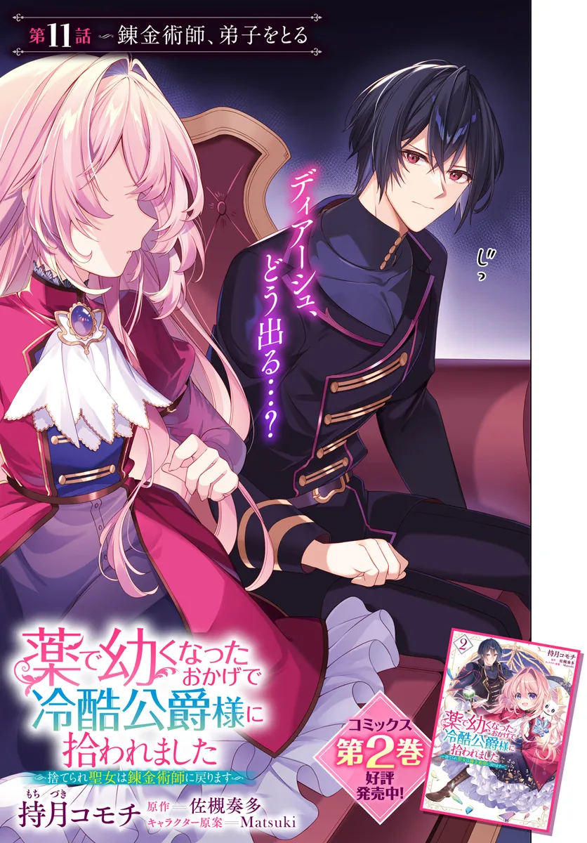 KUSURI DE OSANAKU NATTA OKAGE DE REIKOKU KOUSHAKU-SAMA NI HIROWAREMASHITA - SUTERARE SEIJO WA RENKINJUTSUSHI NI MODORIMASU Chap 11.1 - Pic 3
