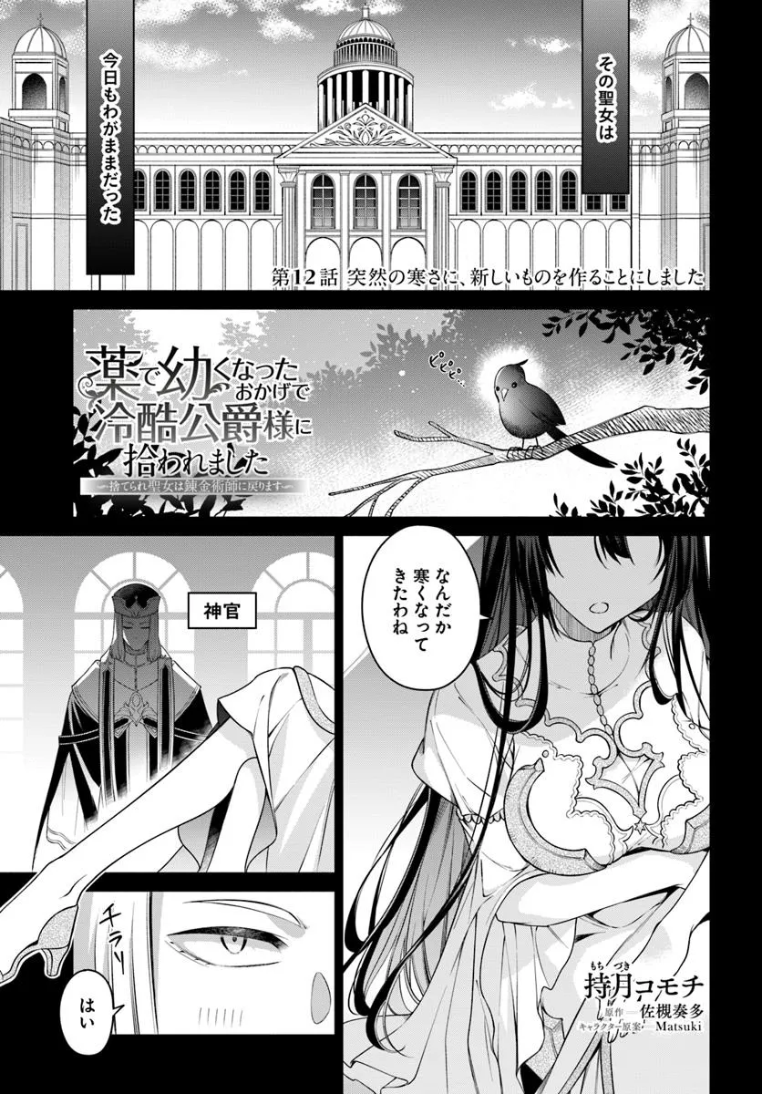 KUSURI DE OSANAKU NATTA OKAGE DE REIKOKU KOUSHAKU-SAMA NI HIROWAREMASHITA - SUTERARE SEIJO WA RENKINJUTSUSHI NI MODORIMASU Chap 12.1 - Pic 1