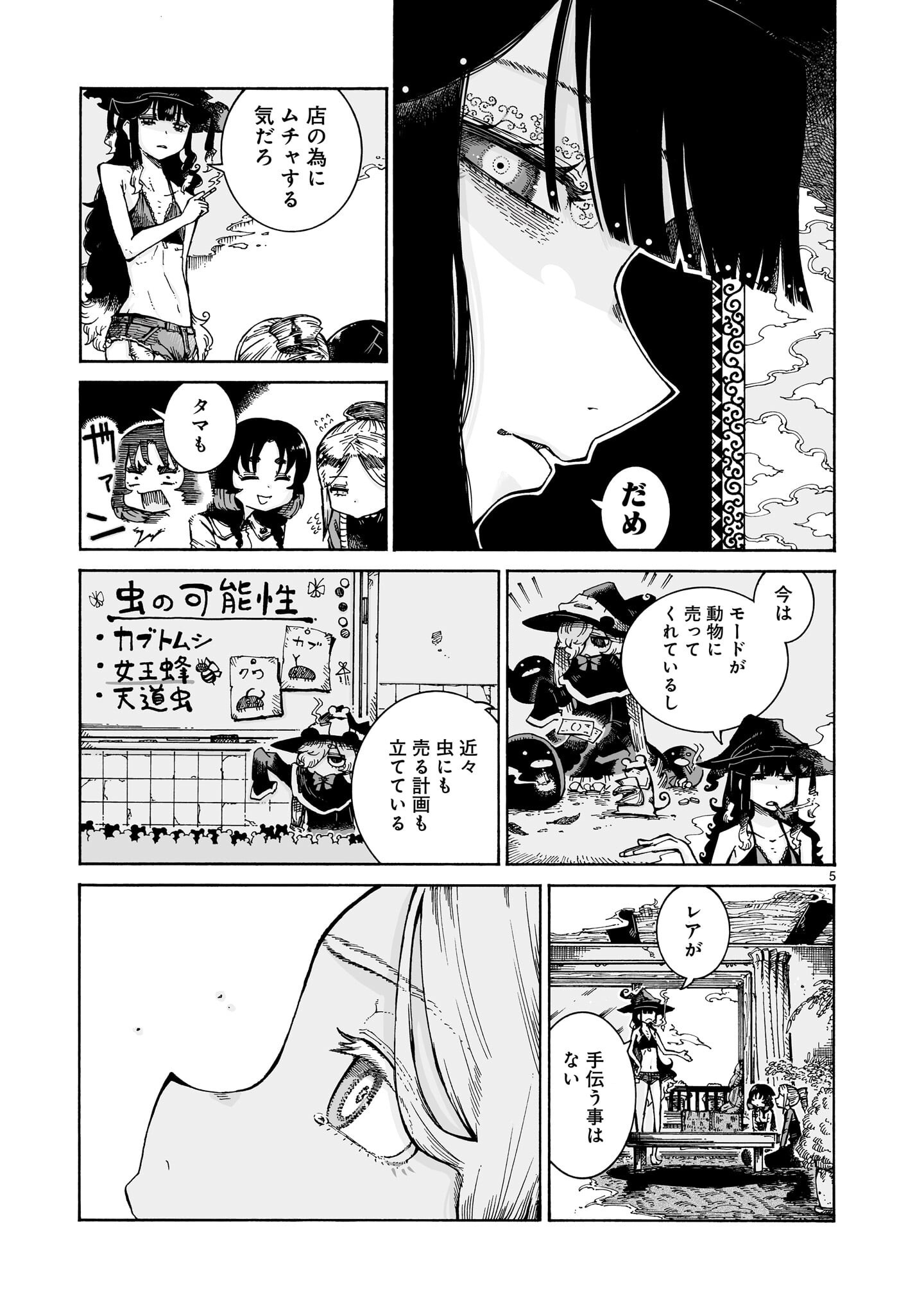 Read MAJO TO KUYURASU Chapter 15.2 [High Quality / Full] - Page 5 - nicomanga.net