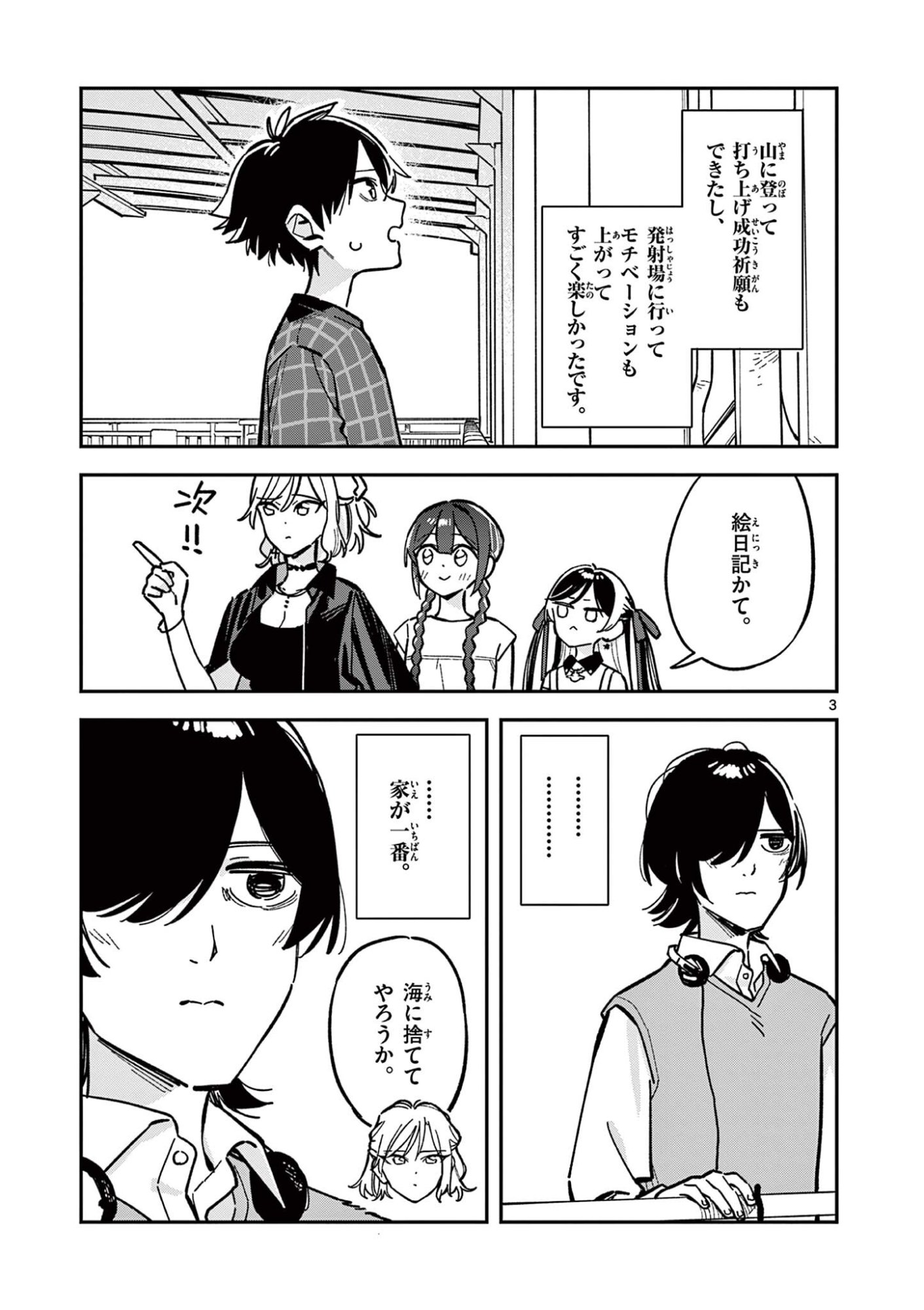 Read HOUKAGO, BOKURA WA UCHUU NI MADOU Chapter 43 [High Quality / Full] - Page 3 - nicomanga.net