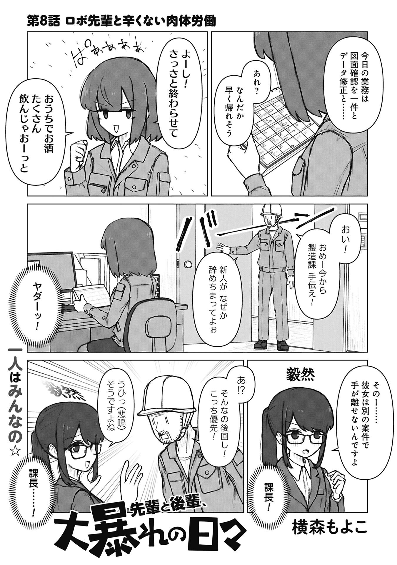 Read SENPAI TO KOUHAI, OOABARE NO HIBI Chapter 8 [High Quality / Full] - Page 1 - nicomanga.net