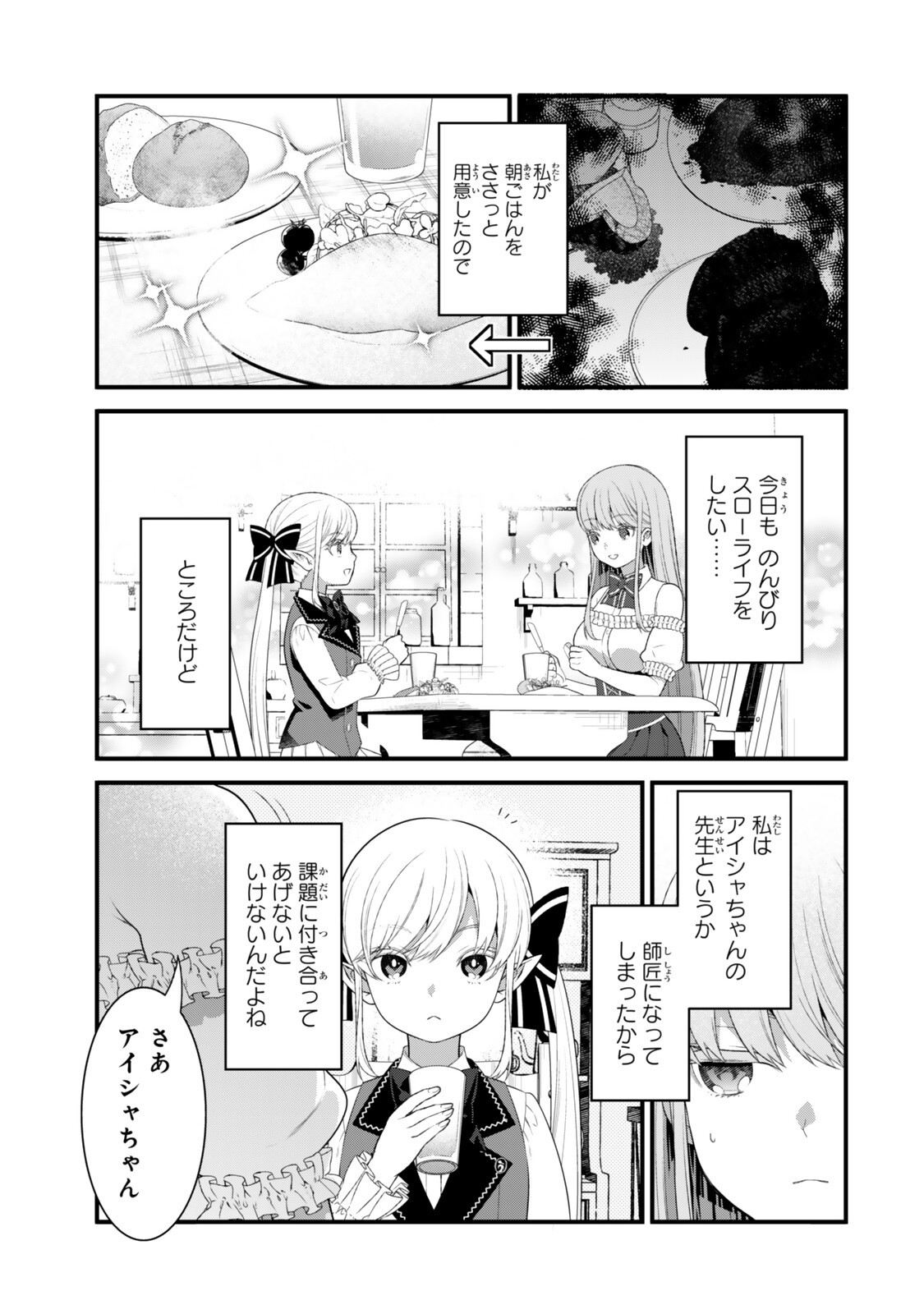 Read WATASHI NO MAHOU WA ZETTAI NI ATARUN DESU ~SLOW LIFE WO MAMORU TAME NI MAHOU WO UCHITSUZUKETEITARA, ITSUNOMANIKA MORI NO SEIJO NI NATTEIMASHITA~ RAW Chapter 6.1 [High Quality / Full] - Page 1 - nicomanga.net