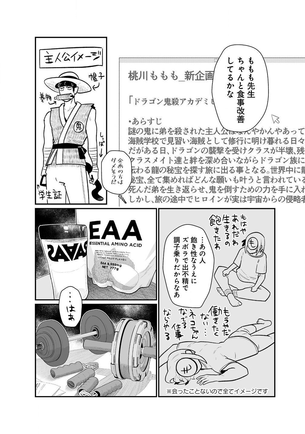 Read MUCHIMUCHI MANGAKKA NO KANZEN SHOURI MESHI: SAIKYOU BODY DE YOMEI MO TANTOU HENSHUU MO BUTTOBASU! Chapter 1 [High Quality / Full] - Page 25 - nicomanga.net