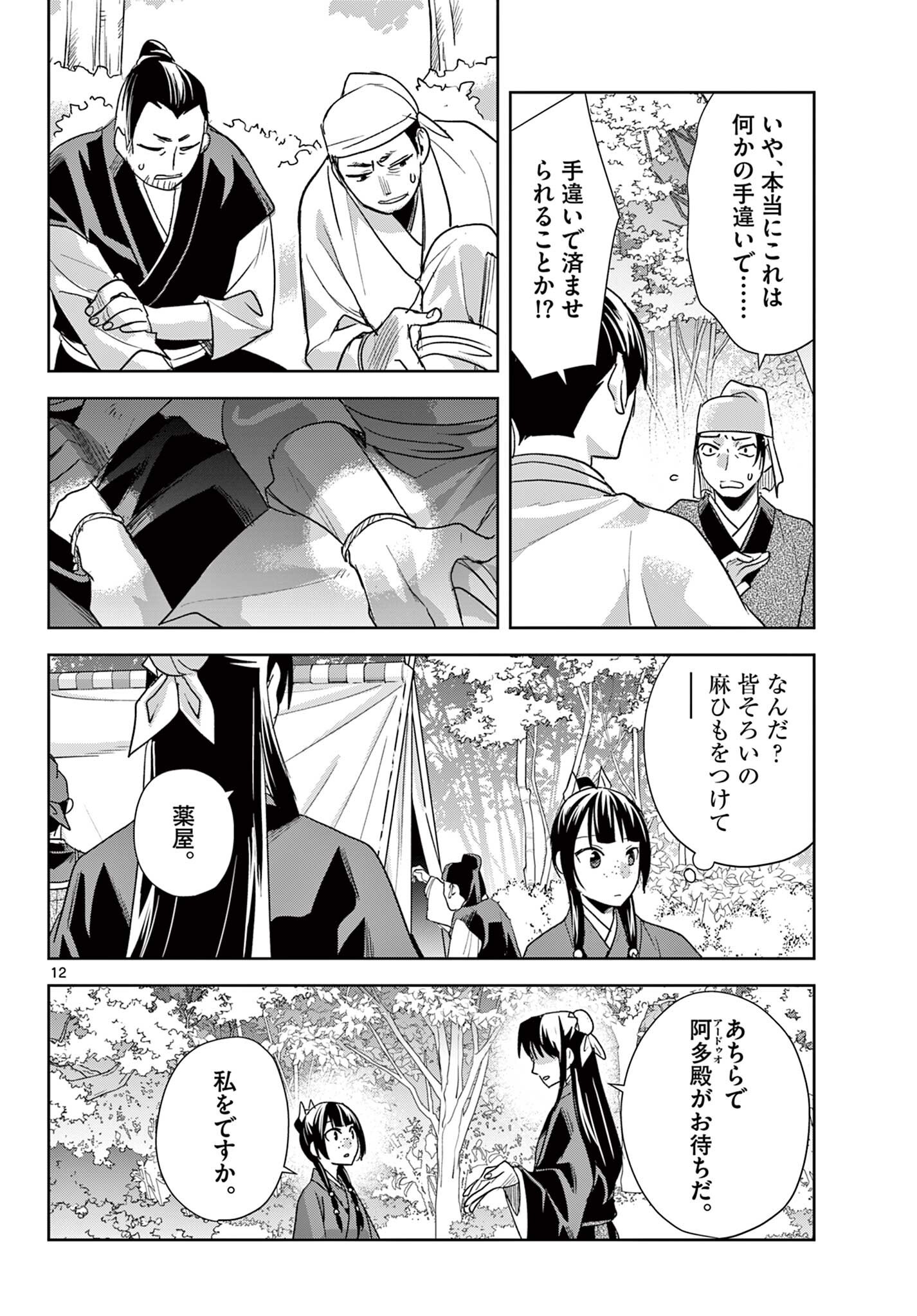 KUSURIYA NO HITORIGOTO NEKO NEKO NO KOUKYU NAZOTOKI TECHOU - RAW Chapter 101.1 - Page 12