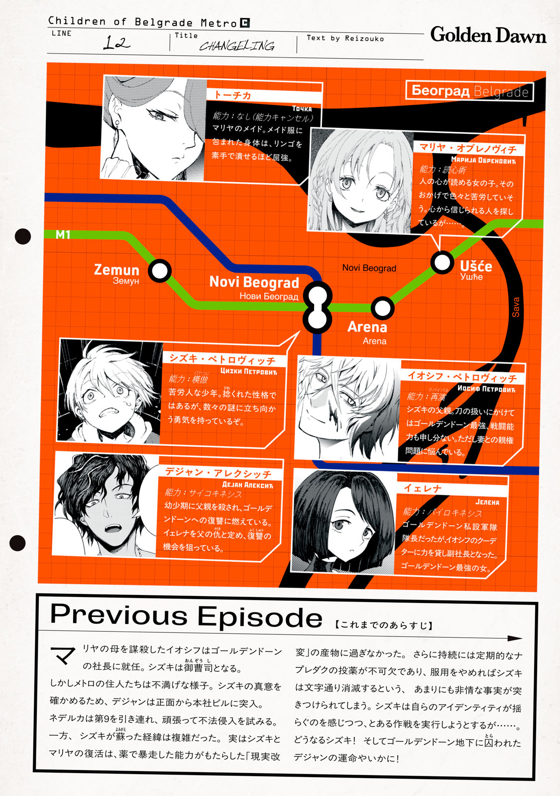 CHILDREN OF BELGRADE METRO Chapter 12 page 1 - nihonkuni.com