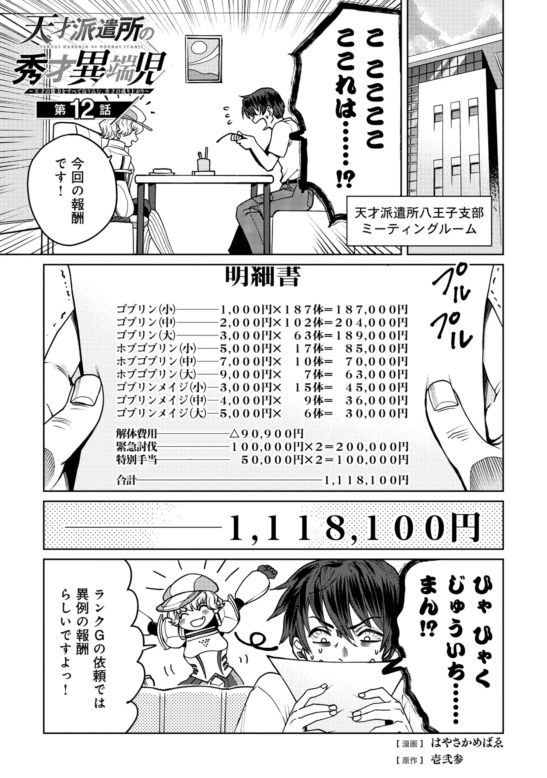TENSAI KAKENSHO NO SHUUSAI ITANJI ~ TENSAI NO NOURYOKU WO SUBETE TORIKOMU, SHUUSAI NO NARIAGARI Chapter 12.1 page 1 - nihonkuni.com
