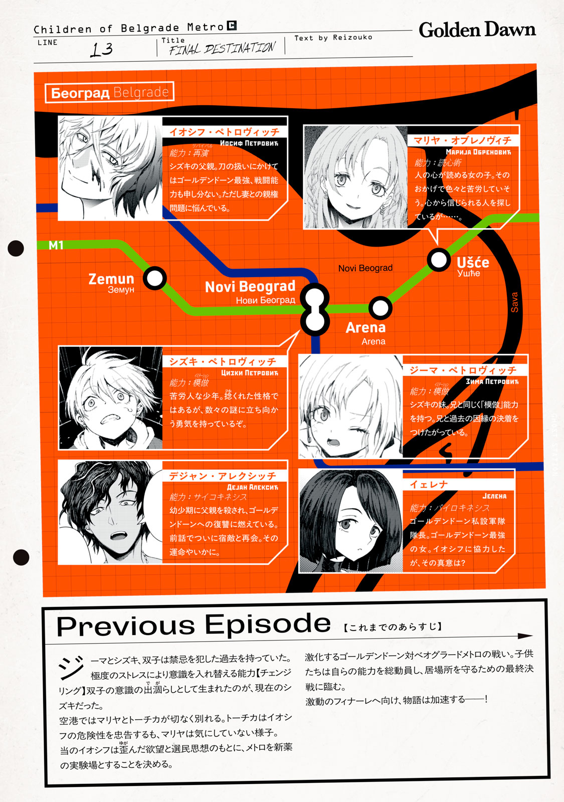 CHILDREN OF BELGRADE METRO Chapter 13 page 1 - nihonkuni.com
