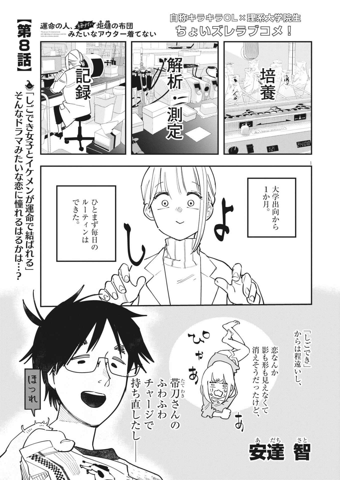 UNMEI NO HITO, ZETTAI NI KOTATSU NO FUTON MITAI NA OUTER KITENAI Chap 8 - Pic 1